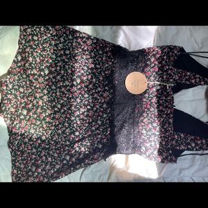 the prettiest floral romper